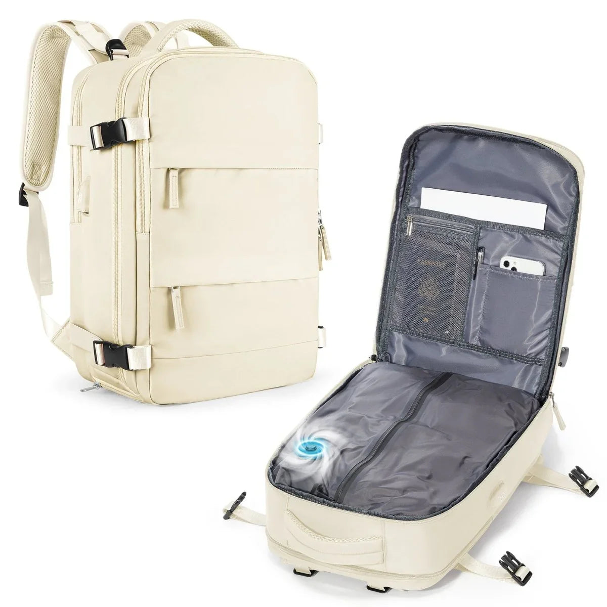 Airx® AM01 One-Touch Automatic Vacuum Backpack - Airx® OFFICIAL