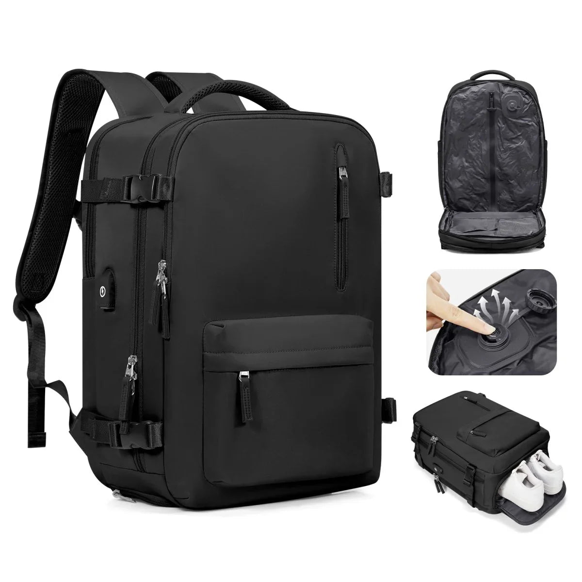 Airx® AM02 One-Touch Automatic Vacuum Backpack - Airx® OFFICIAL