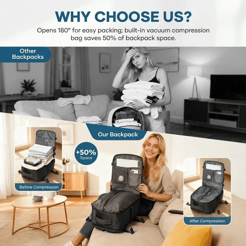 Airx® Cabin Vacuum Backpack - Airx® OFFICIAL
