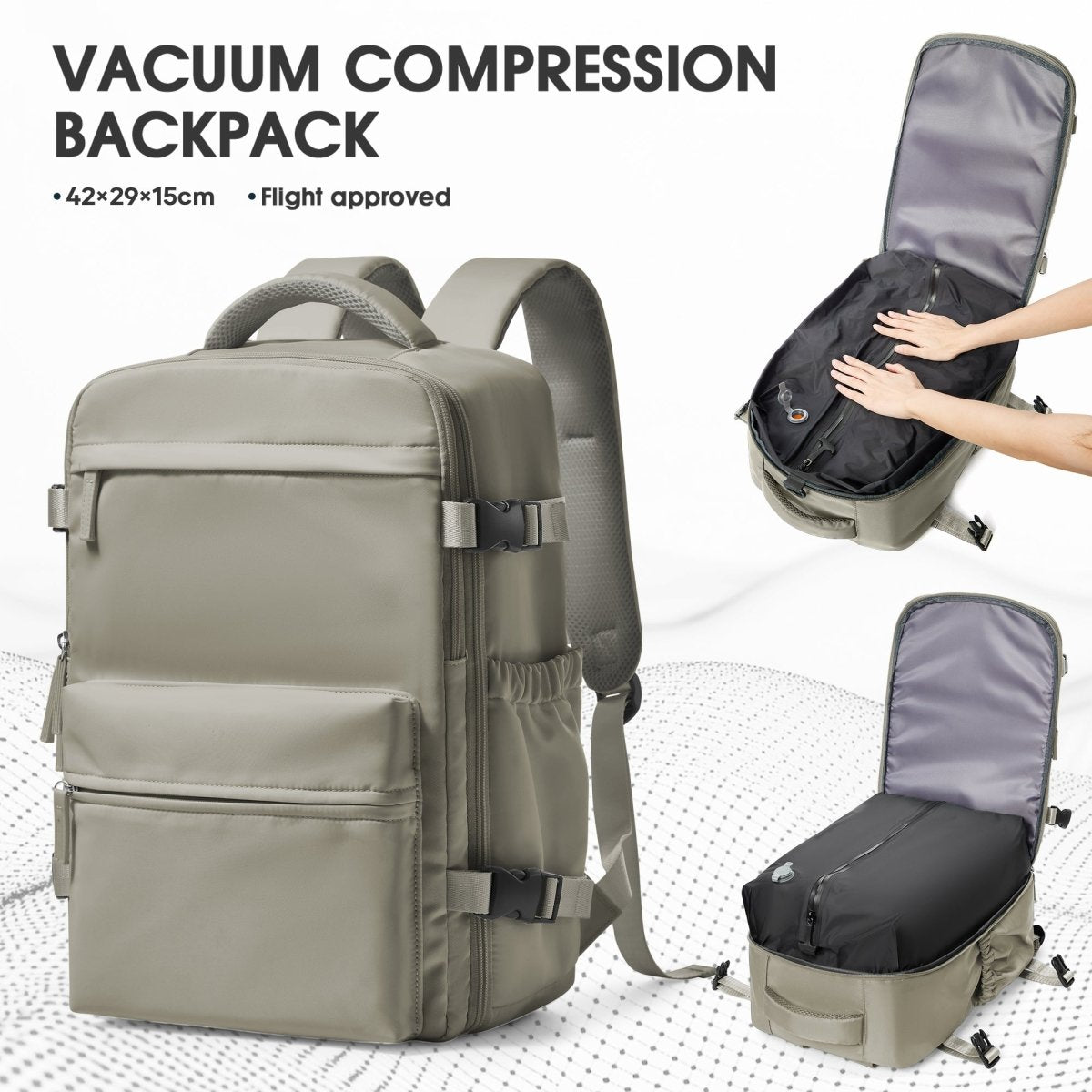 Airx® Urban Pro Vacuum Compression Backpack - Airx® OFFICIAL