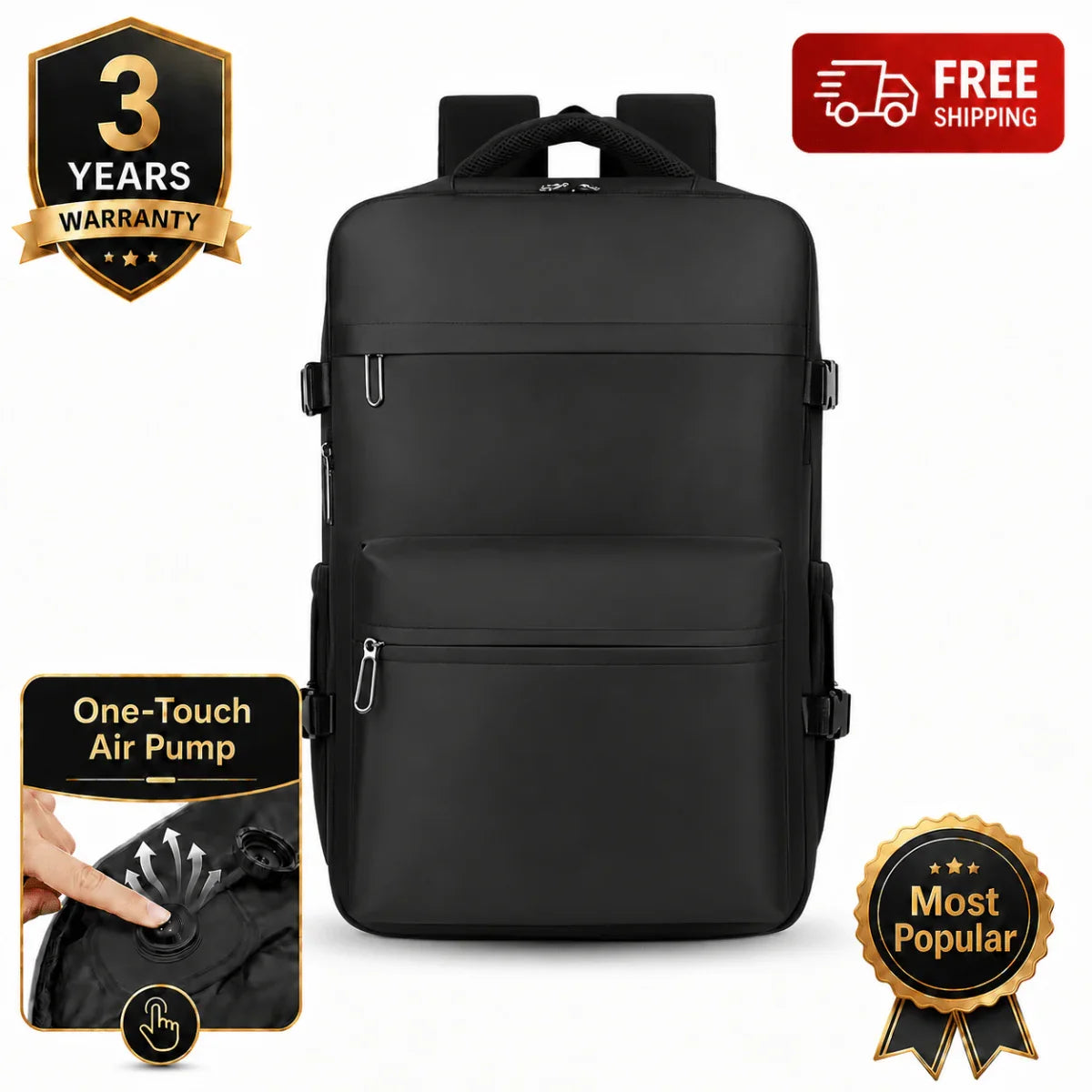 Airx® AM Pro One - Touch Automatic Vacuum Backpack 60L - Airx® OFFICIAL