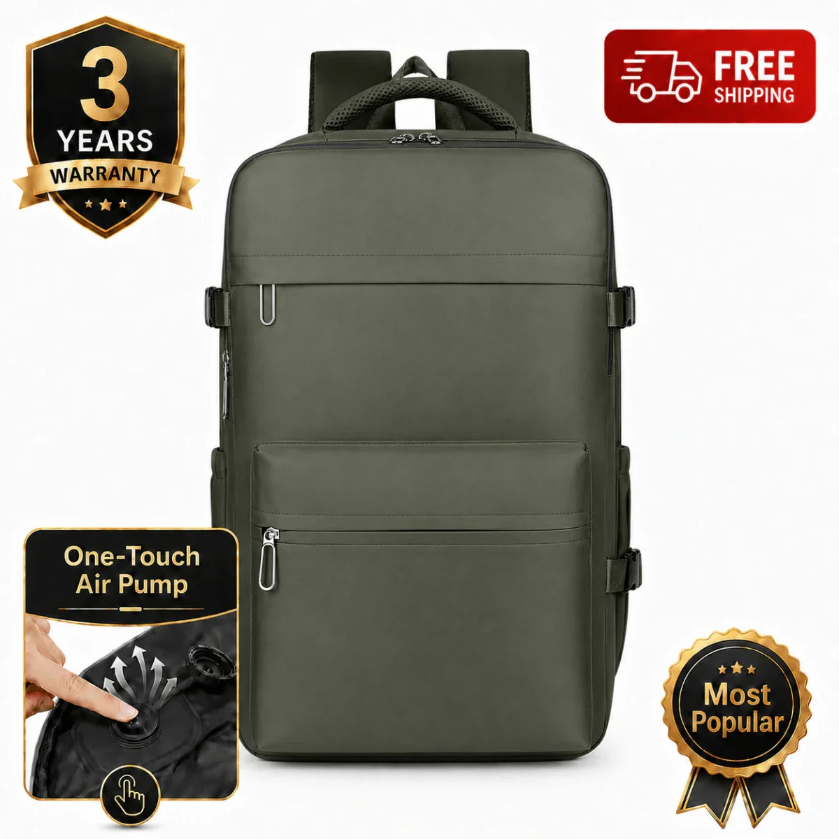 Airx® AM Pro One - Touch Automatic Vacuum Backpack 60L - Airx® OFFICIAL