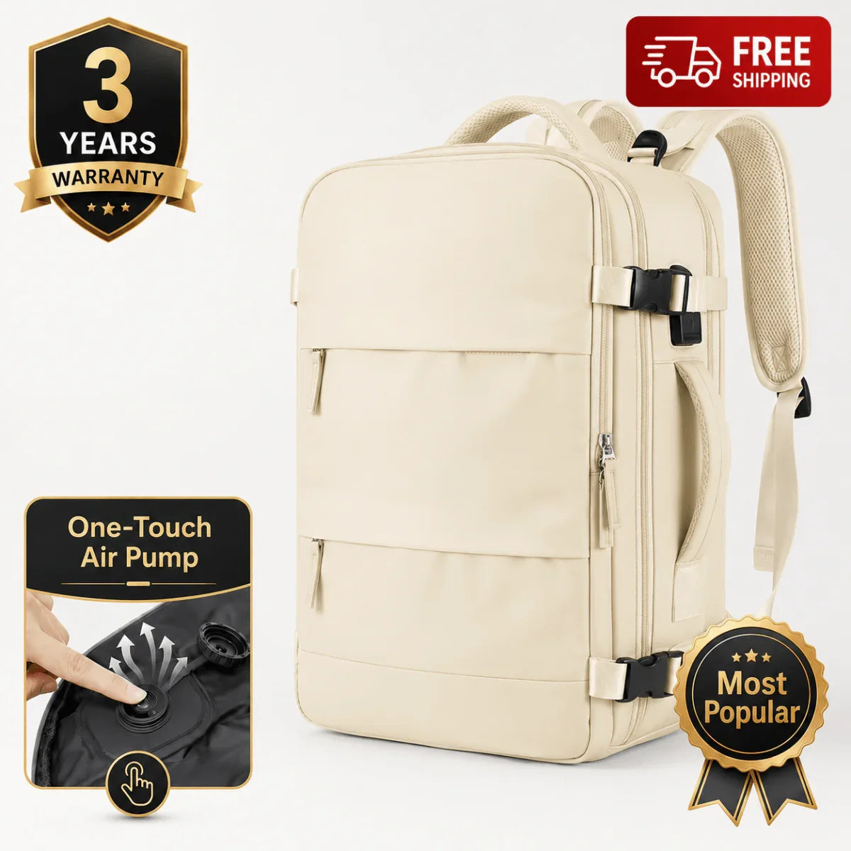 Airx® AM01 One - Touch Automatic Vacuum Backpack - Airx® OFFICIAL