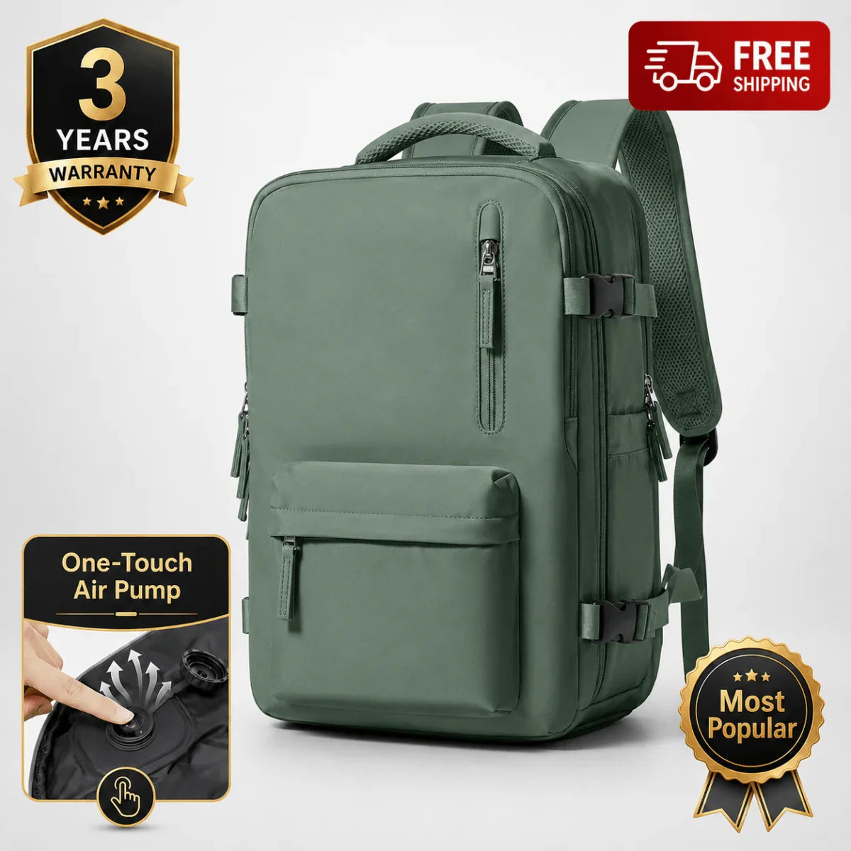 Airx® AM02 One - Touch Automatic Vacuum Backpack - Airx® OFFICIAL