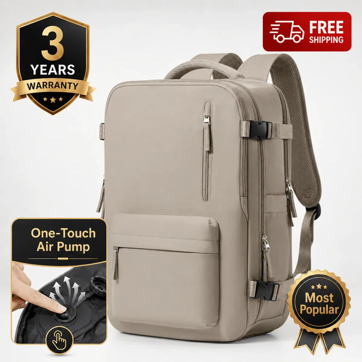 Airx® AM02 One - Touch Automatic Vacuum Backpack - Airx® OFFICIAL