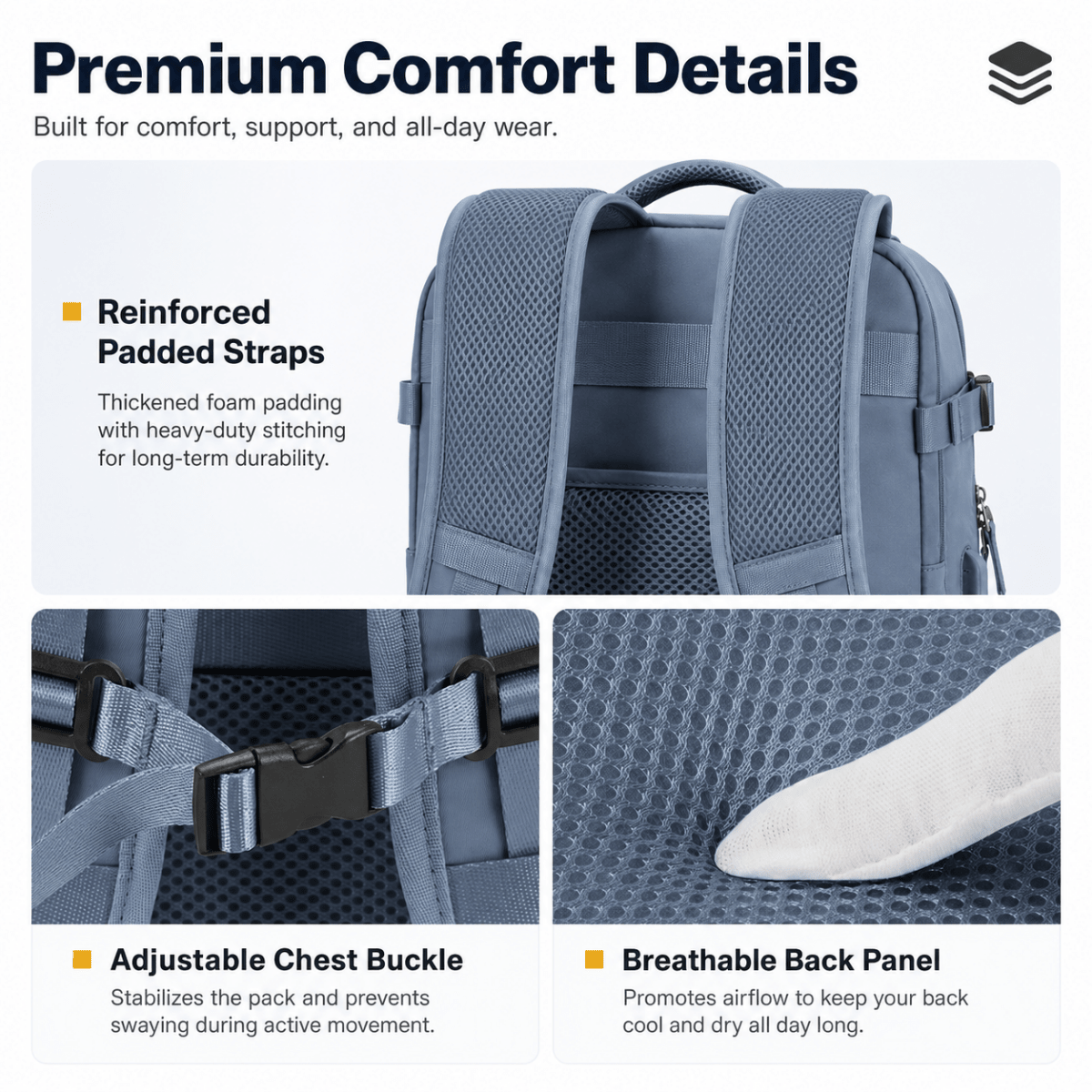 Airx® One - Touch Automatic Vacuum Backpack 40L Large Capacity - Airx® OFFICIAL
