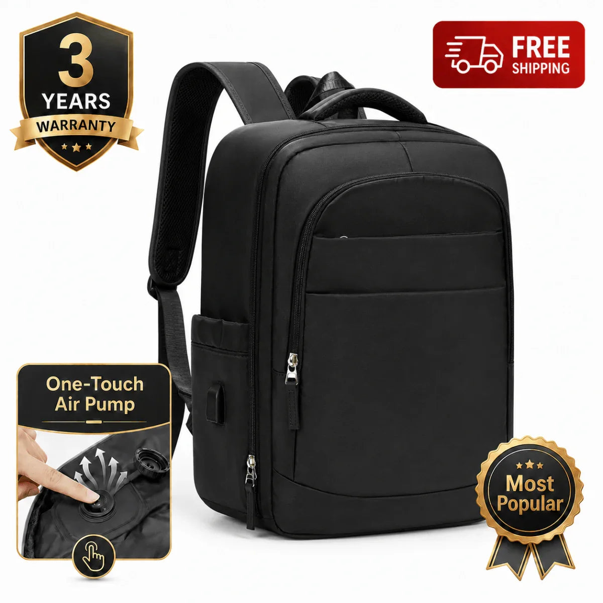 Airx® One - Touch Automatic Vacuum Backpack 40L Large Capacity - Airx® OFFICIAL
