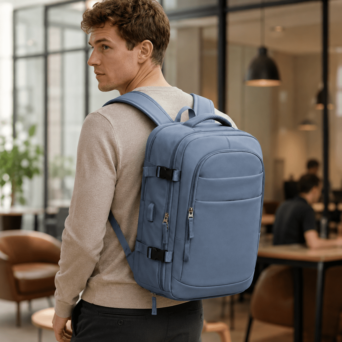 Airx® One - Touch Automatic Vacuum Backpack 40L Large Capacity - Airx® OFFICIAL