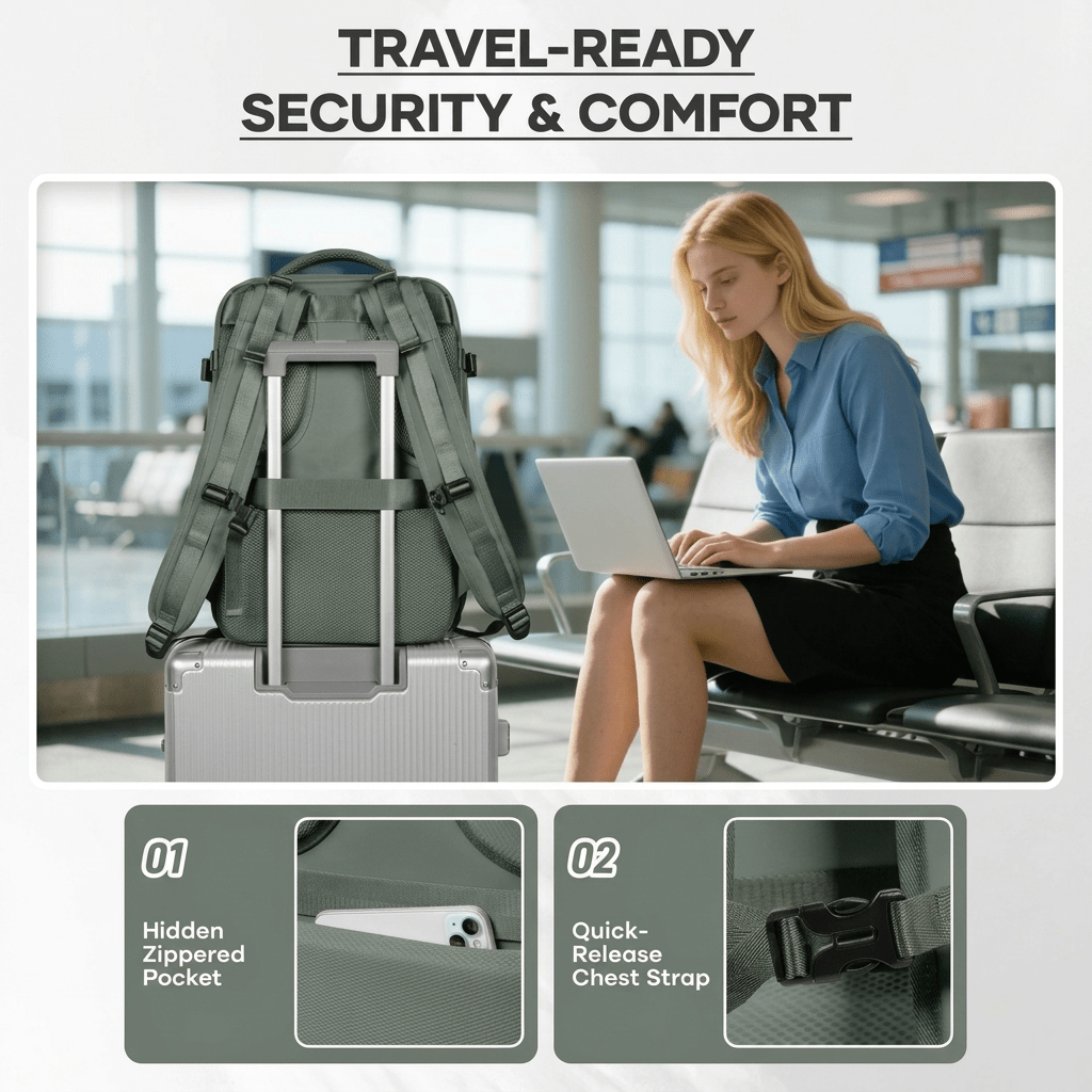 Airx® AM01 One-Touch Automatic Vacuum Backpack - Airx® OFFICIAL