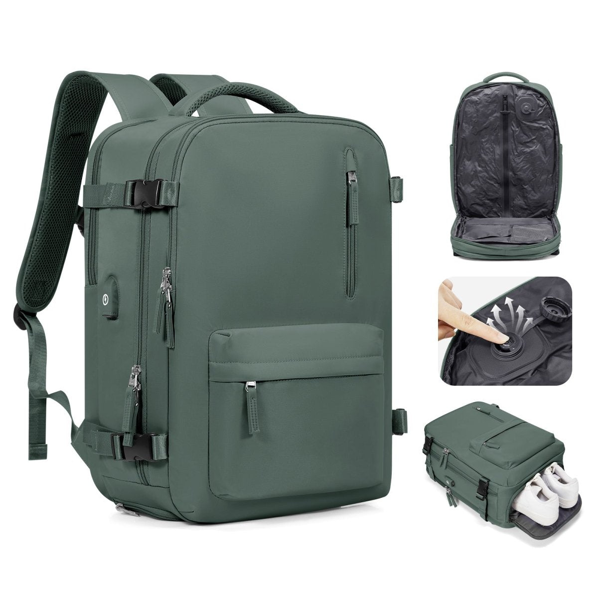 Airx® AM02 One-Touch Automatic Vacuum Backpack - Airx® OFFICIAL