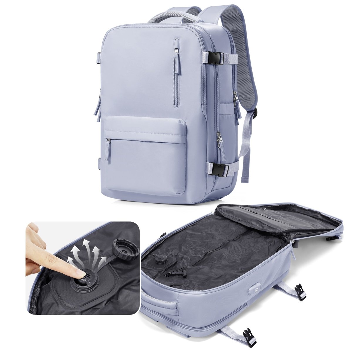 Airx® AM02 One-Touch Automatic Vacuum Backpack - Airx® OFFICIAL