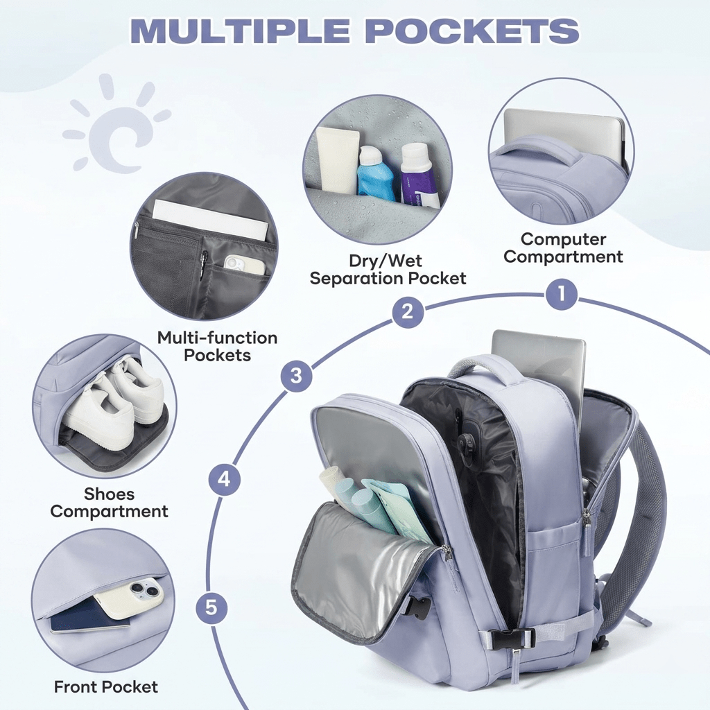 Airx® AM02 One-Touch Automatic Vacuum Backpack - Airx® OFFICIAL