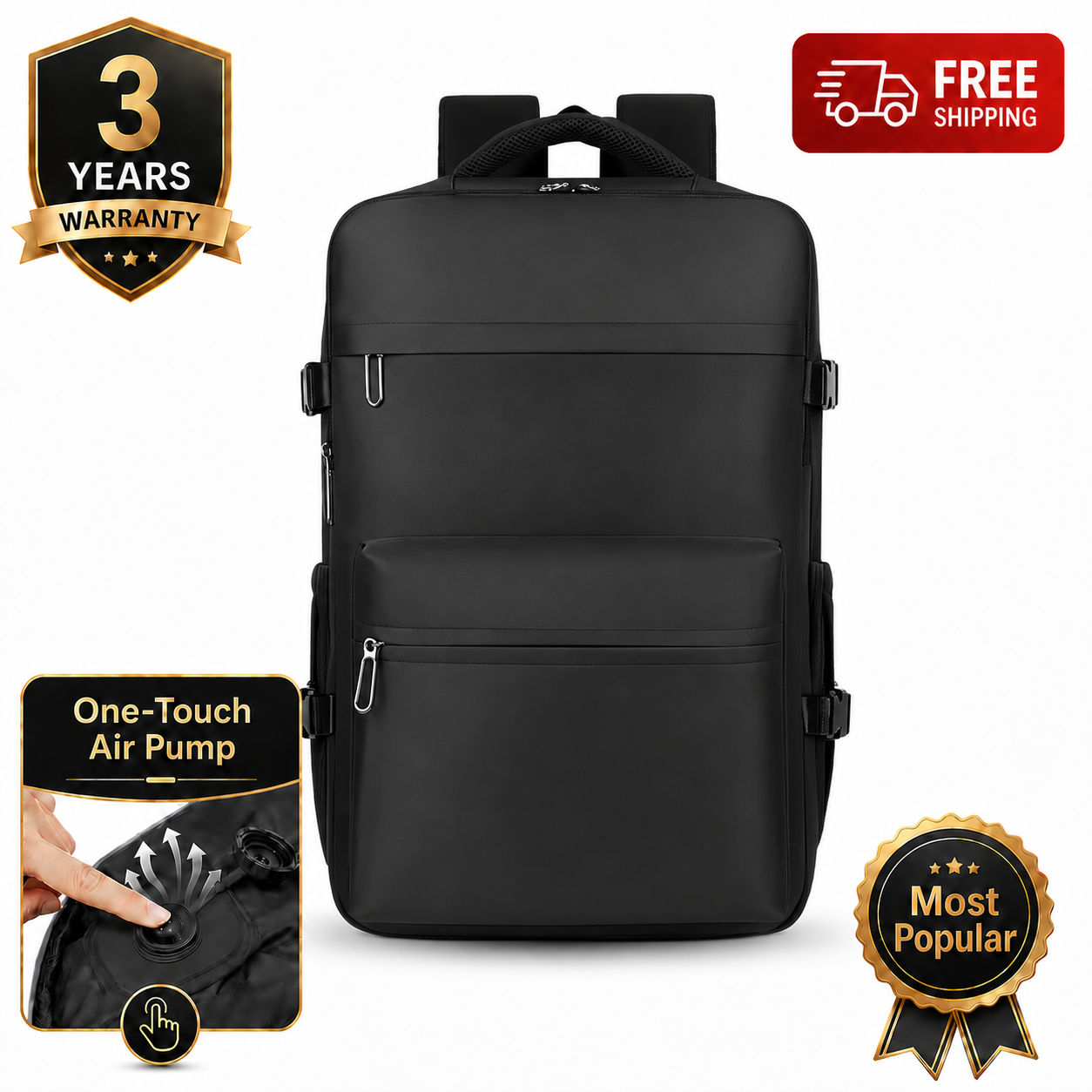Airx® AM Pro One-Touch Automatic Vacuum Backpack  60L