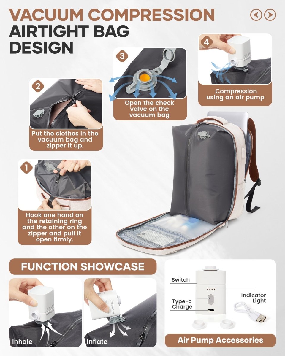 Airx® Urban G3 Vacuum Backpack - Airx® OFFICIAL
