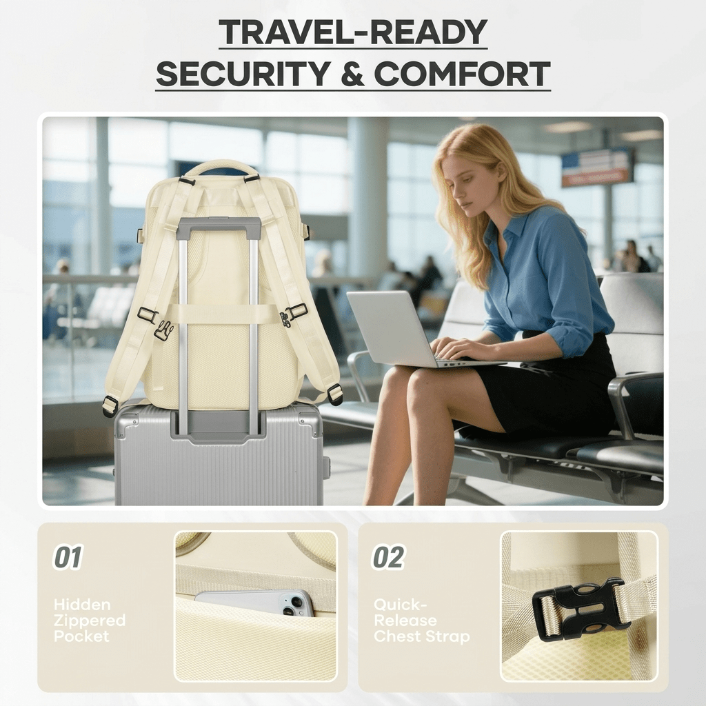 Airx® AM01 One-Touch Automatic Vacuum Backpack - Airx® OFFICIAL