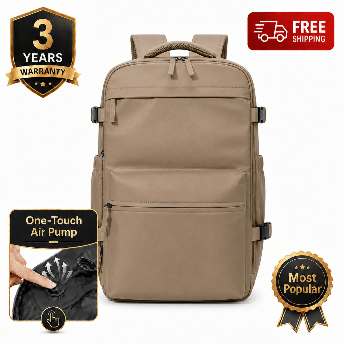 Airx® AM Pro One - Touch Automatic Vacuum Backpack 60L - Airx® OFFICIAL