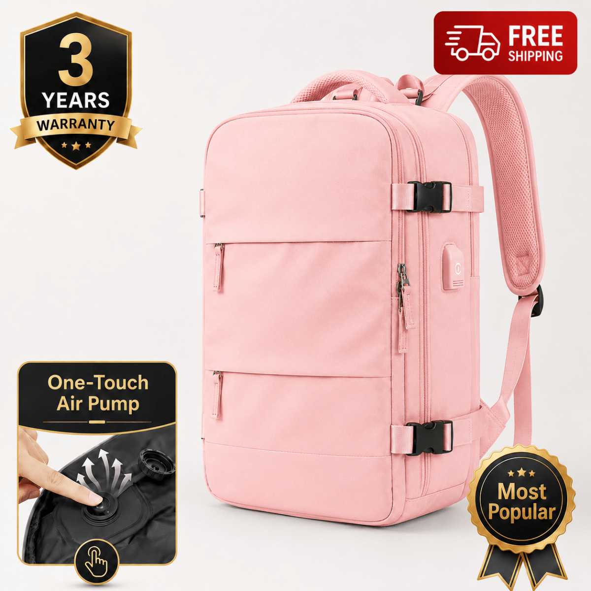 Airx® AM01 One - Touch Automatic Vacuum Backpack - Airx® OFFICIAL