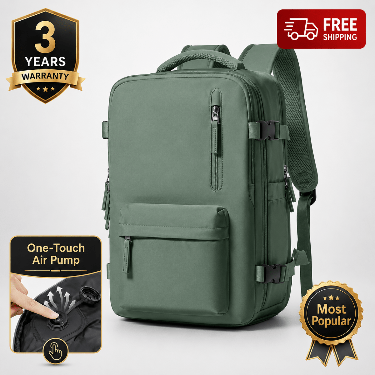 Airx® AM02 One - Touch Automatic Vacuum Backpack - Airx® OFFICIAL