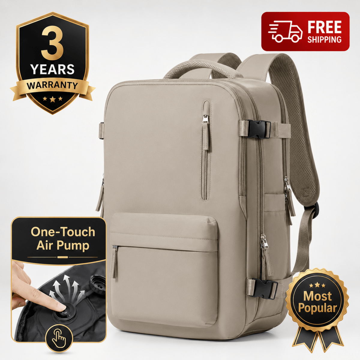 Airx® AM02 One - Touch Automatic Vacuum Backpack - Airx® OFFICIAL