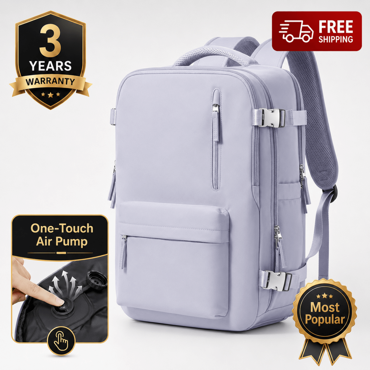 Airx® AM02 One - Touch Automatic Vacuum Backpack - Airx® OFFICIAL