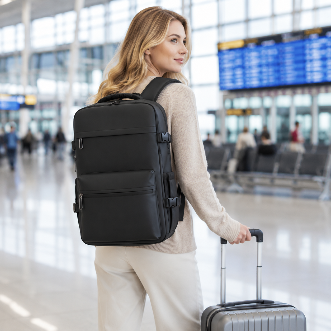 Airx® AM Pro One-Touch Automatic Vacuum Backpack  60L